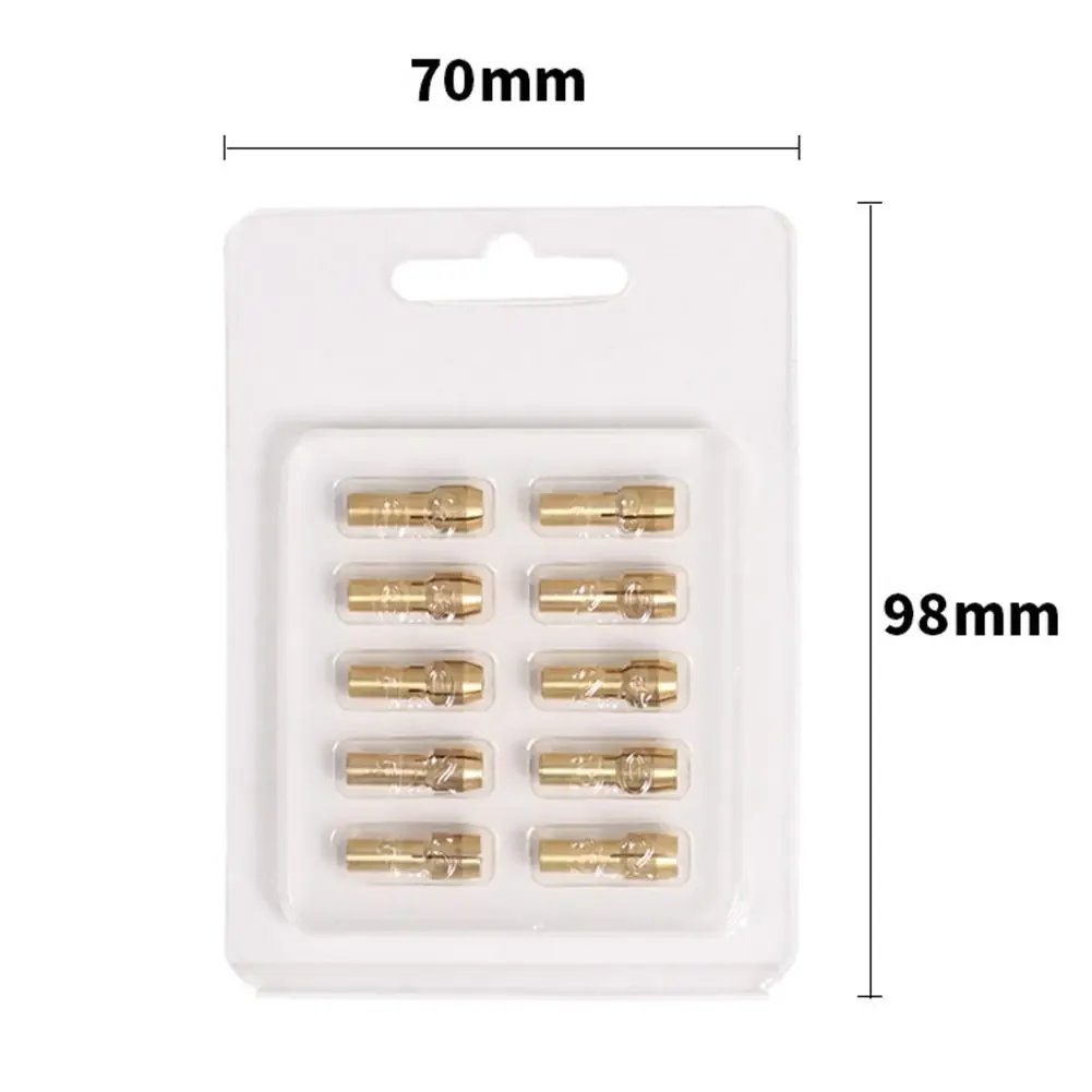 10 ชิ้น/เซ็ตเจาะ Chucks อะแดปเตอร์ 0.5 มม.-3.2 มม.เจาะ Chucks สําหรับ Dremel Chuck Adapter Micro Collet ทองเหลืองสําหรับ Power ROTARY เครื่องมือ
