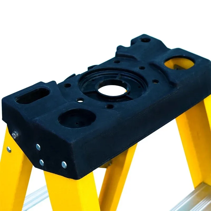 En131 ANSI 3-9 gradini Piattaforma industriale Scaletta Frp in fibra di vetro con estensione regolabile di tipo A