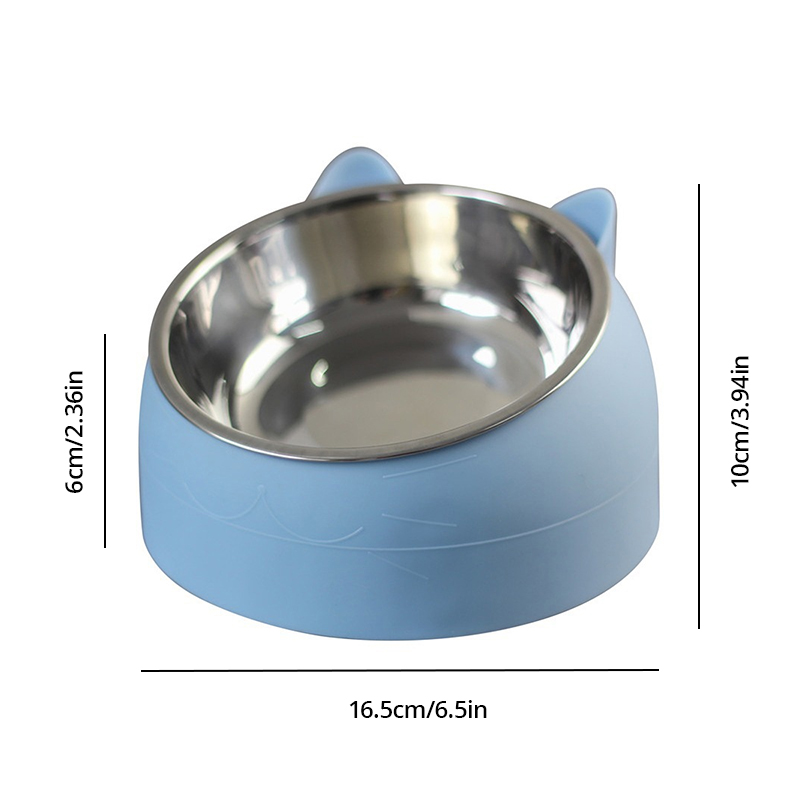 Mangeoire à boire en acier inoxydable pour animaux de compagnie, bol d'alimentation créatif pour chaton et chiot, belle mangeoire pour chiens et chats, 1PC