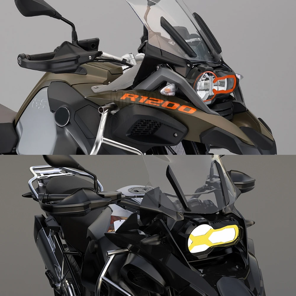 Protector de faro de motocicleta, cubierta fluorescente de 4 colores para BMW R1250GS, GSA R 1250 GS Adventure, 2020, 2021, 2022, 2023, 2024