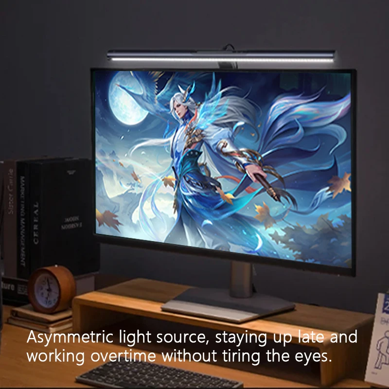 RGB Displays Monitor Lichtleiste Streifen Augenpflege Beleuchtung Arbeit Spiel Lernen Lesen Dimmen Tisch Lichtleiste RGB Atmosphäre Lampe