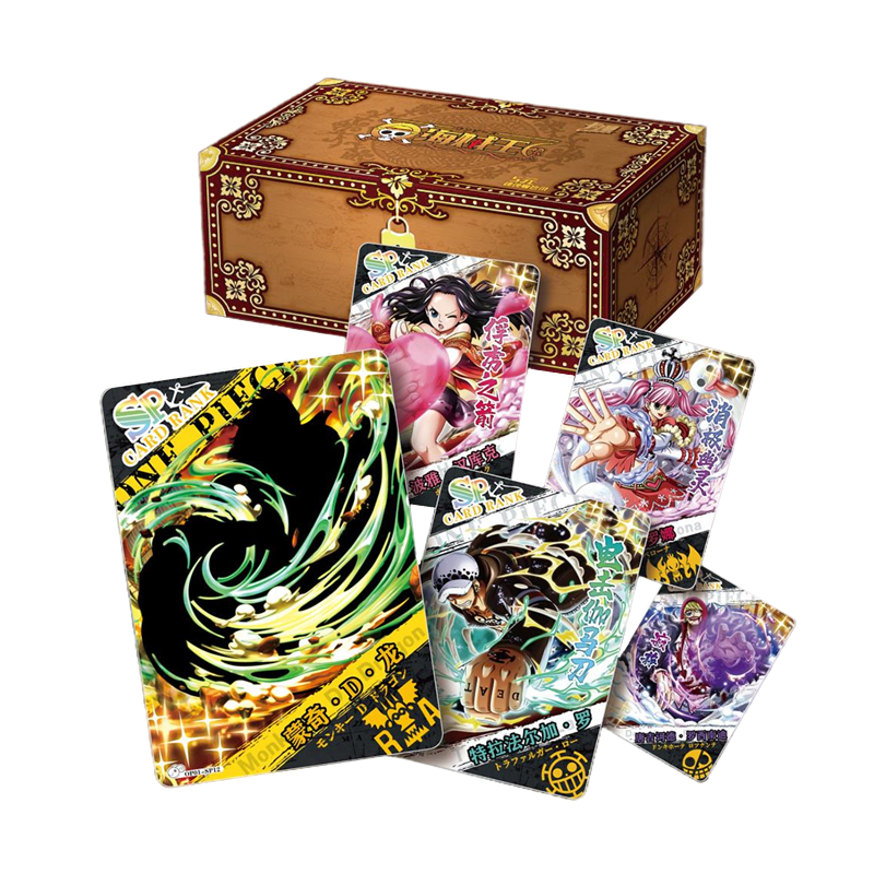 Neues Anime ONE PIECE Trading Card Game Ruffy Zoro Collections Card Hobby Collectibles Karten für Kindergeschenke Spielzeug