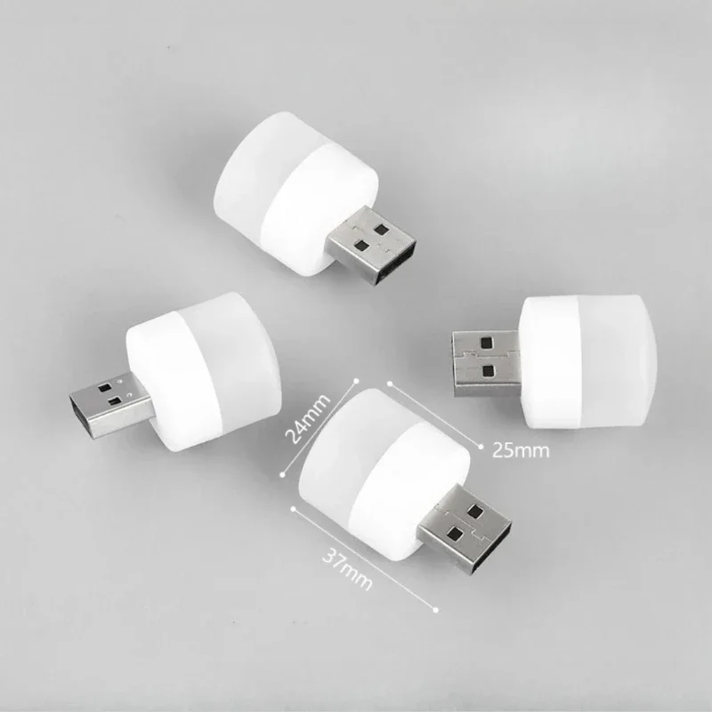 ไฟกลางคืนแบบมินิ USB 3-5 ชิ้น แสงสีขาวอบอุ่น ป้องกันดวงตา ไฟอ่านหนังสือ ปลั๊ก USB ใช้กับคอมพิวเตอร์ ชาร์จไฟจากมือถือ ไฟ LED สำหรับกลางคืน