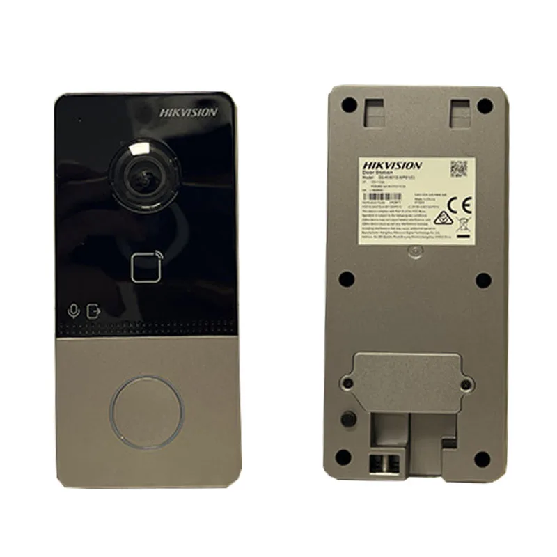 Hikvision wifi poe vídeo porteiro campainha de casa inteligente 2mp câmera estação porta sem fio interfone para villa DS-KV6113-WPE1 (c)