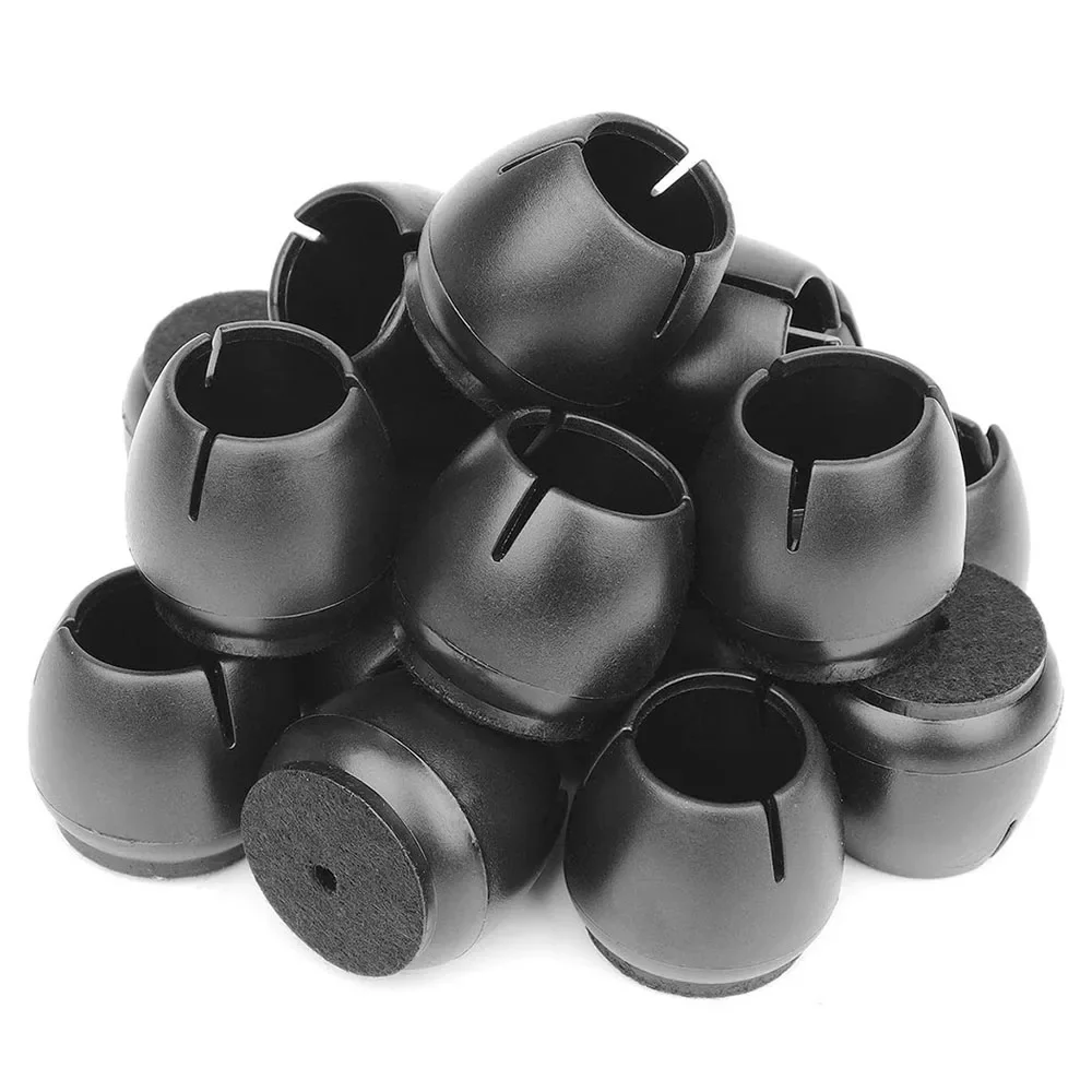 24Pcs Đen Đồ Chân Chân Miếng Lót Silicon Tầng Bảo Vệ Cho Trang Trí Ghế Chân Mũ Chống Trơn Trượt Bàn Chân sàn Gỗ Bảo Vệ