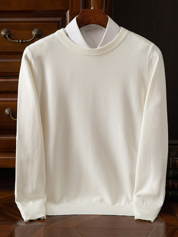 Lente Herfst Merinowol Trui Heren O-hals Lange Mouw Kasjmier Truien Trui Vrouwelijke Kleding Grace Tops