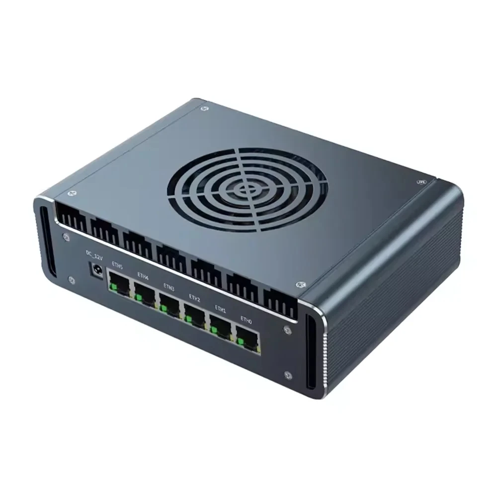 Intel N150 N100 Firewall Appliance 6x2.5G i226-V Мини-ПК DDR5 2xNVMe Промышленный компьютер pfSense Домашний сервер OPNsense Proxmox