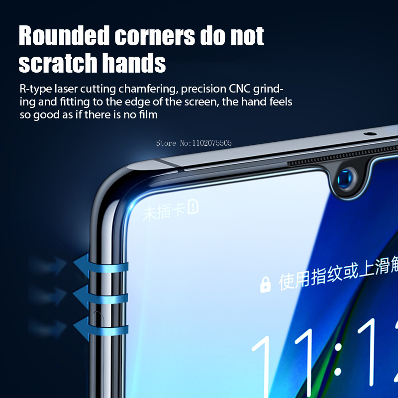 4PCS Tempered Glass For Huawei P30 Pro P20 P40 Lite E P Smart Z 2019 2021 Mate 20 Screen Protector for Honor 12 20 10 Lite X8 9X