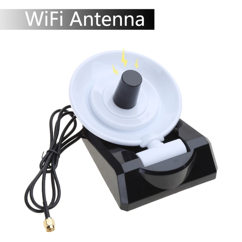 WiFi Antenne 2,4 GHz Antenne High Gain 10dBi RP-SMA Männlichen Wireless WLAN Directional Antenne Mit RG174 Kabel Wifi Router