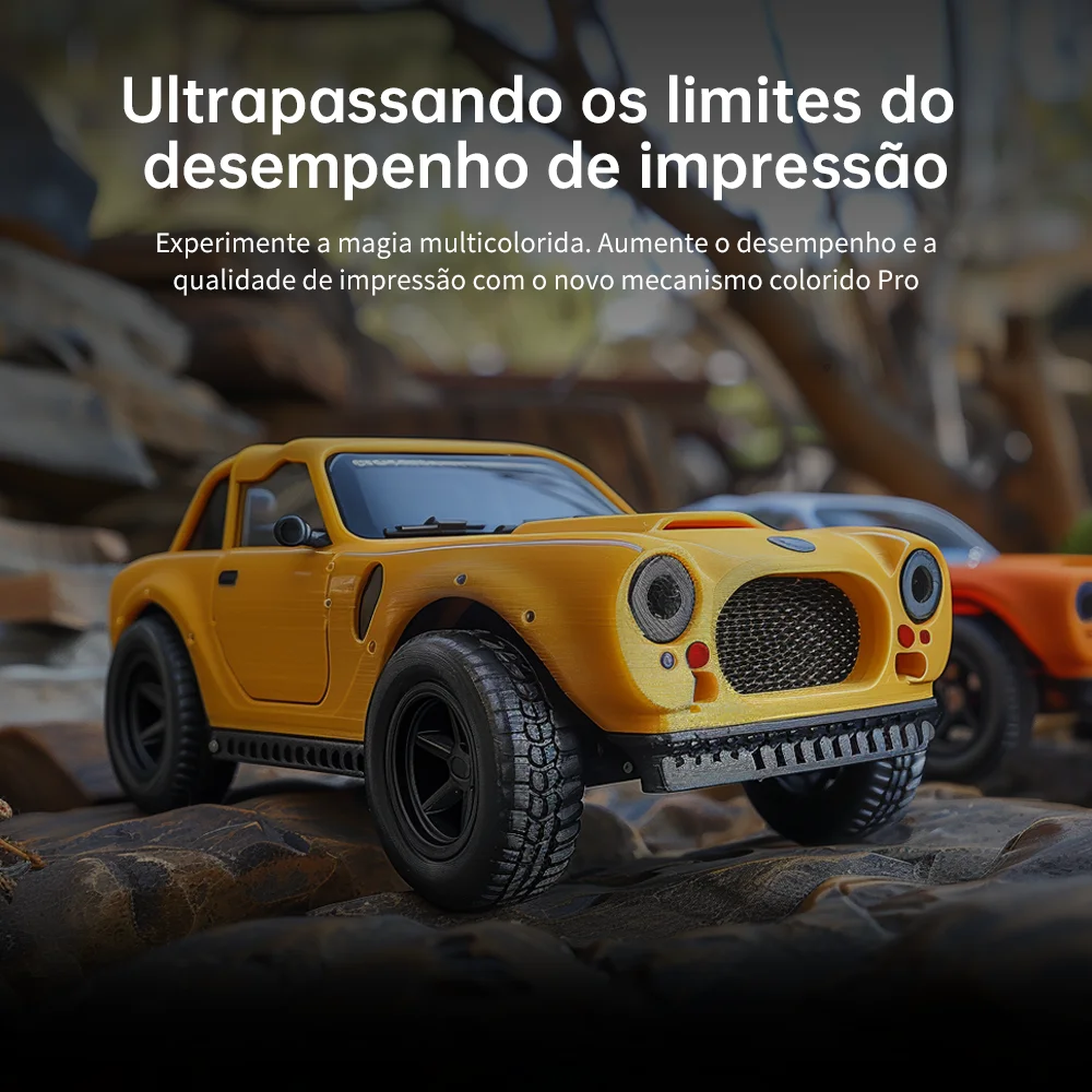 ANYCUBIC-Impressora 3D FDM Multicolorida, Combo Kobra 3, Velocidade Máxima de Impressão de 600 mms, Tamanho da Construção 250mm x 250mm x 260mm, Impressão em 4 a 8 cores
