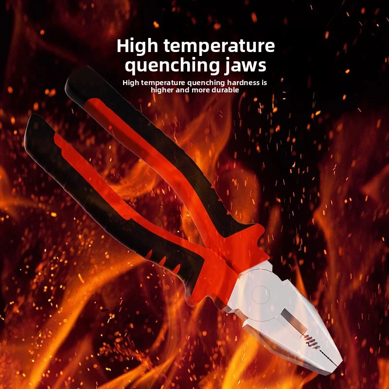 Alicates para cables eléctricos, herramienta multifunción afilada de gran apertura para cortar, torcer y agarrar cables de Metal, herramienta Industrial resistente