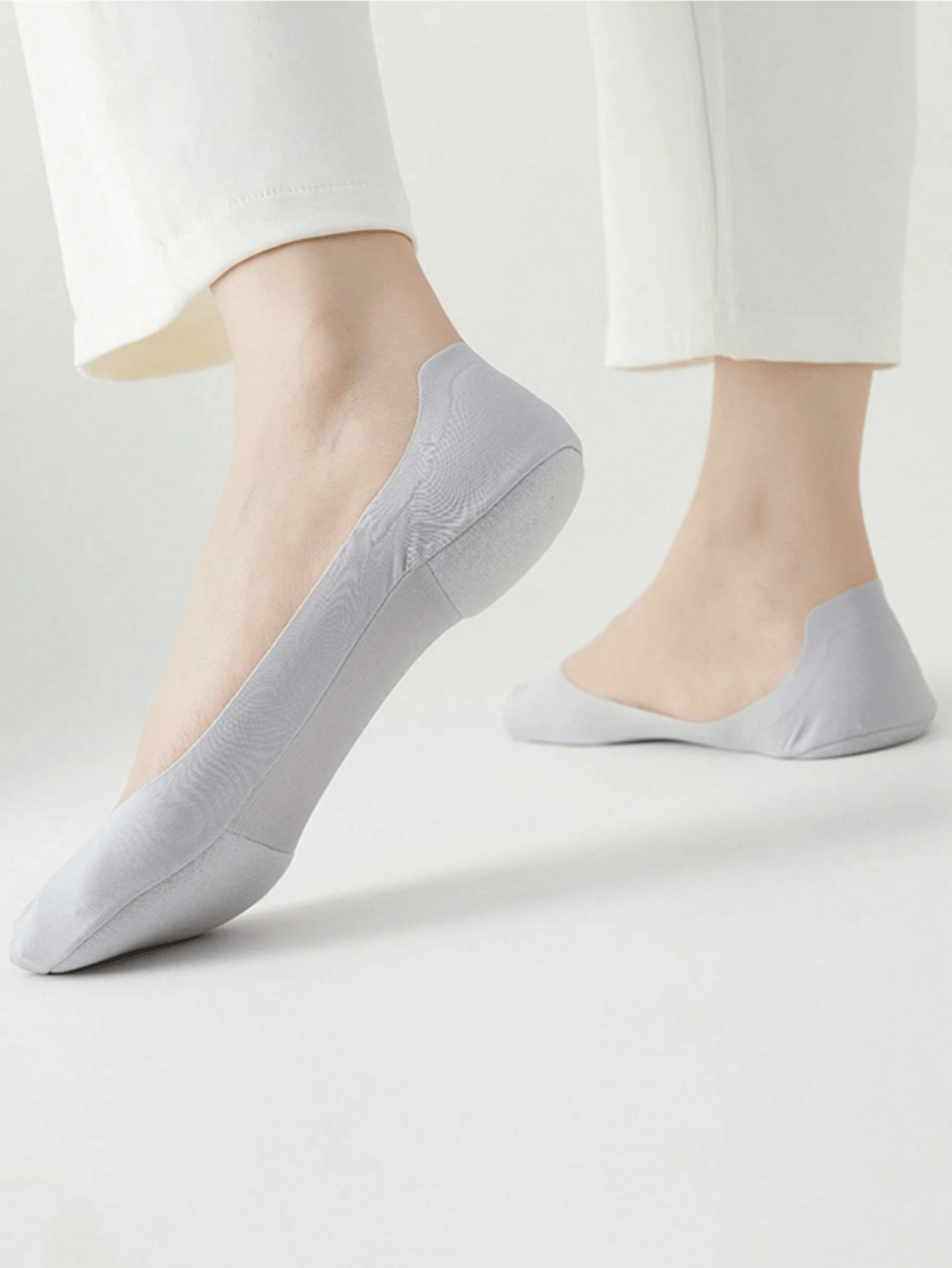 Women's Boat Socks Plantar Fasciitis Shoes Insole Socks Insoles for Feet Shock Absorbing Shoe Sole Invisible Non-Slip Shoe Pads