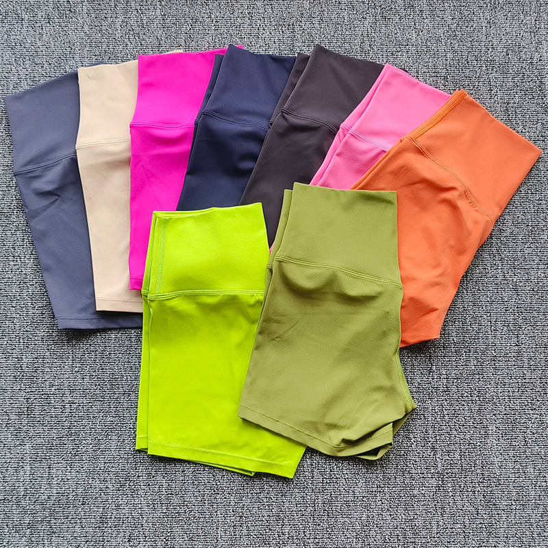 Pantalones cortos de Yoga para mujer, mallas para correr, ciclismo, pantalones cortos de Yoga de cintura alta transpirables de secado rápido