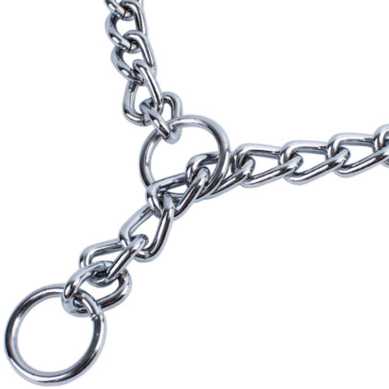 Collar de cadena antideslizante de acero inoxidable de 4 tamaños para perros, accesorios ajustables para mascotas, Collar para perros pequeños, medianos y grandes, Collar Pitpull