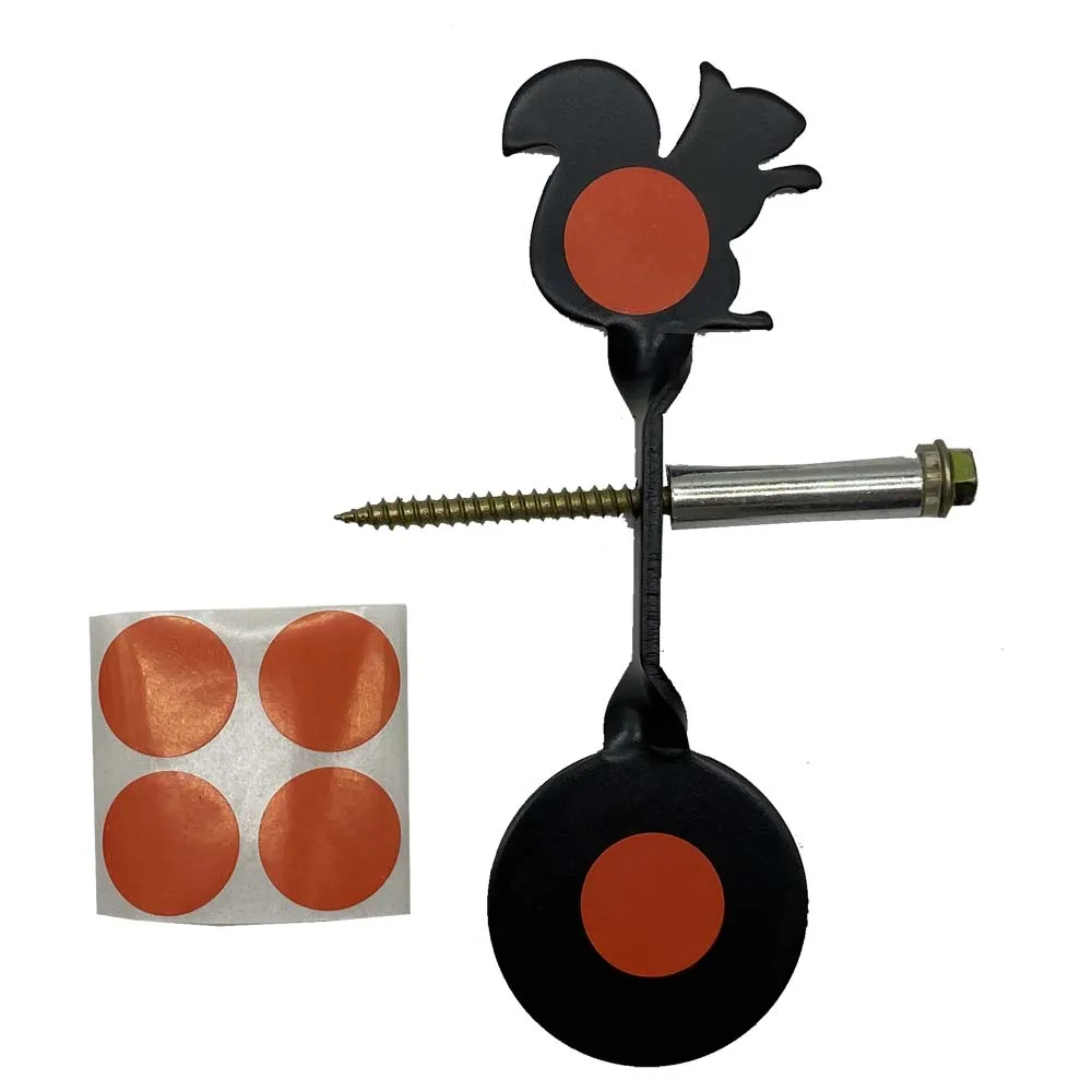 สีแดงและสีดำ Plinking เป้าหมาย Pigeon แพะ Shooting Practice 360องศาหมุน,Slingshot BBs Hunting กีฬาเกมครอบครัว