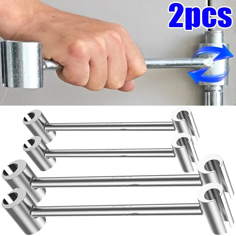 Double Head Door Hinge Repair Spanner Adjusting Door Hinge Gap Wrench Hinges Repair Wrenches Hand Tools Spanners for Round Bolt