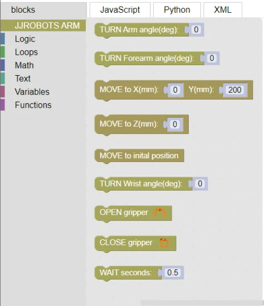 Arduino แขนกลพิมพ์ลาย3D กราฟิกสเต็ปเปอร์มอเตอร์หุ่นยนต์ unoscara โปรแกรม mamipulator Python DIY