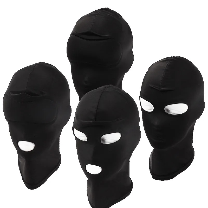 탄력성 Balaclava 모자 유니섹스 표준 할로윈 코스프레 파티 모자 전술 페이스 마스크 게임을위한 원활한 페티쉬 후드