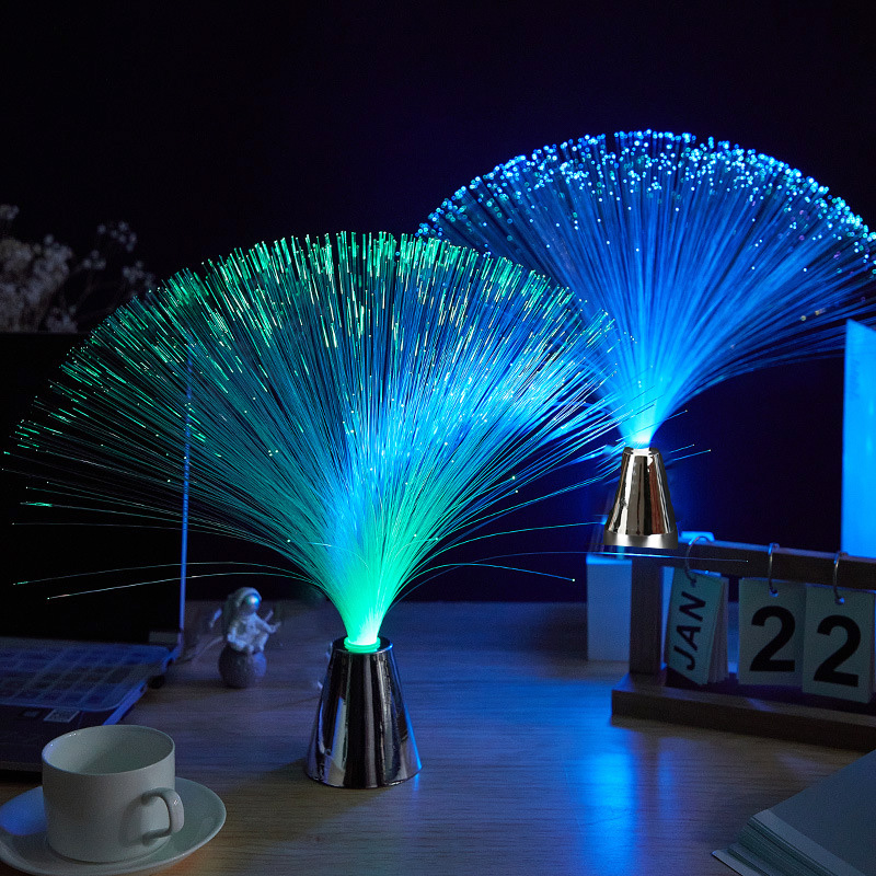 LED Fiber Optic Lamp Multicolor Star Sky Lights For Holiday Wedding Centerpiece Optic Fiber LED Night Lightings Decor Lamps 2024