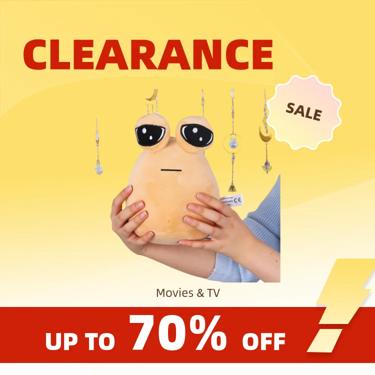 Liquidazione_22 cm/8,6 pollici Pou Peluche Cartoon Alien Toy Kawaii Peluche Bambola Gioco caldo Figura Regali per i fan_Acalizzazione continua