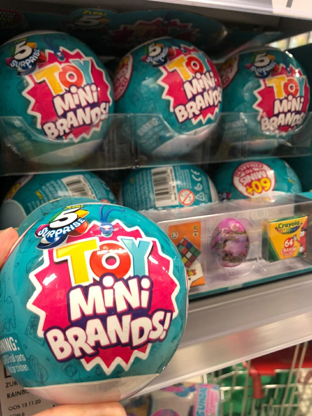 5 Surprise Mini Brands Serie 1, von ZURU Mystery, echtes Miniatur-Sammelspielzeug, Kapsel, Anime-Figur, Spielzeug, Geburtstagsüberraschungsgeschenk