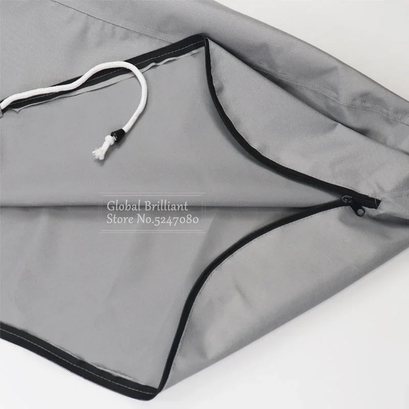 Cubierta completa para Motor fueraborda de barco 600D, cubiertas de Motor grises resistentes, Protector para 6-225HP, resistente al agua