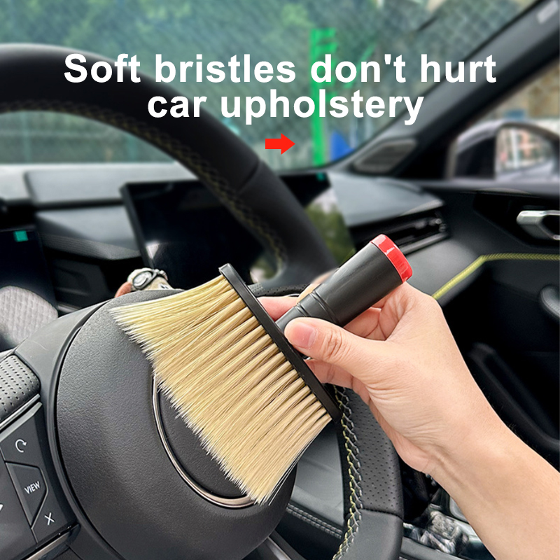 SEAMETAL แปรงทําความสะอาดภายในรถยนต์ขนแปรงนุ่มแปรงกําจัดฝุ่น Auto Air Outlet Gap Duster สําหรับรายละเอียดรถเครื่องมือทําความสะอาด