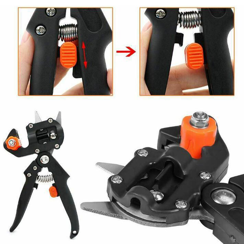 Grafting Pruner Garden Grafting เครื่องมือ Professional เครื่องตัดสาขา Secateur Pruning Plant กรรไกรกล่องผลไม้ Grafting กรรไกร