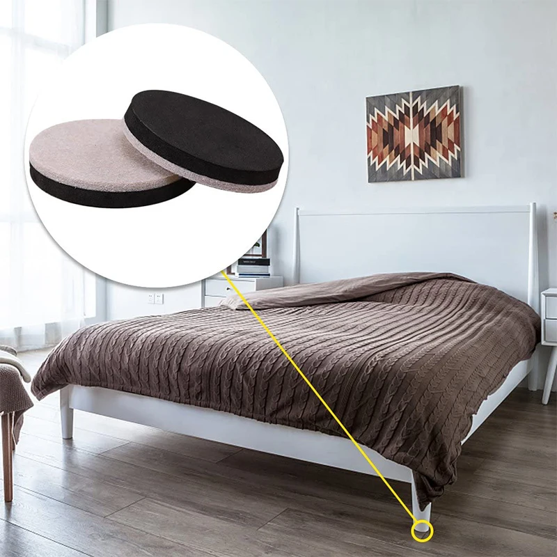 16 Chiếc Di Chuyển Đồ Đạc Miếng Lót Nỉ Dày Dặn Đồ Nội Thất Người Trợ Giúp Thanh Trượt Nặng Bề Mặt Cứng Ghế Sofa Chân Chân Tầng Bảo Vệ