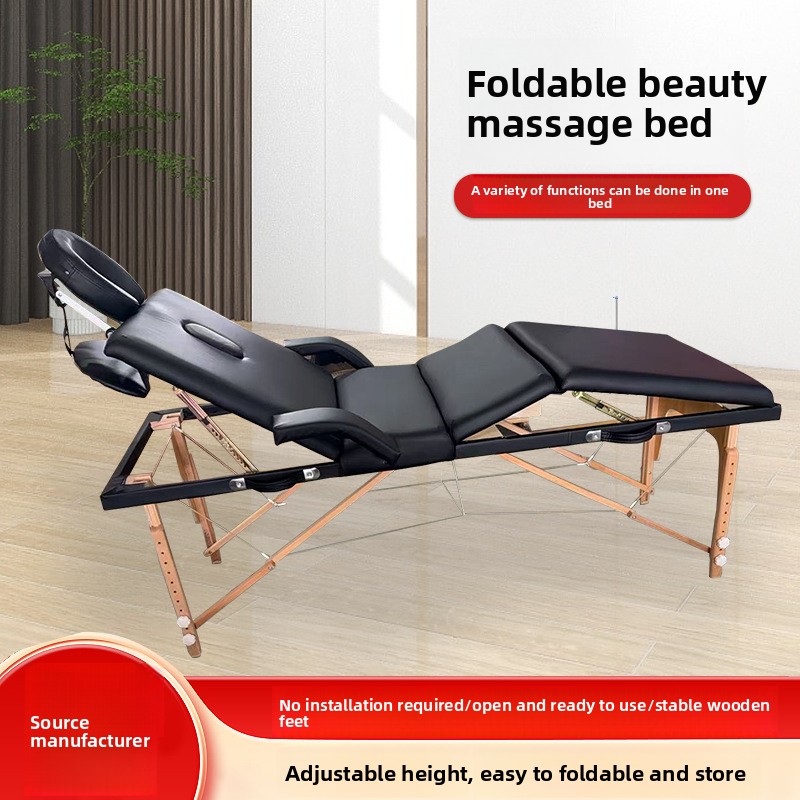 Neues Klappbett, umweltfreundliches Schönheitsbett, mit Schwamm gefülltes Massagemassage-Massagebett