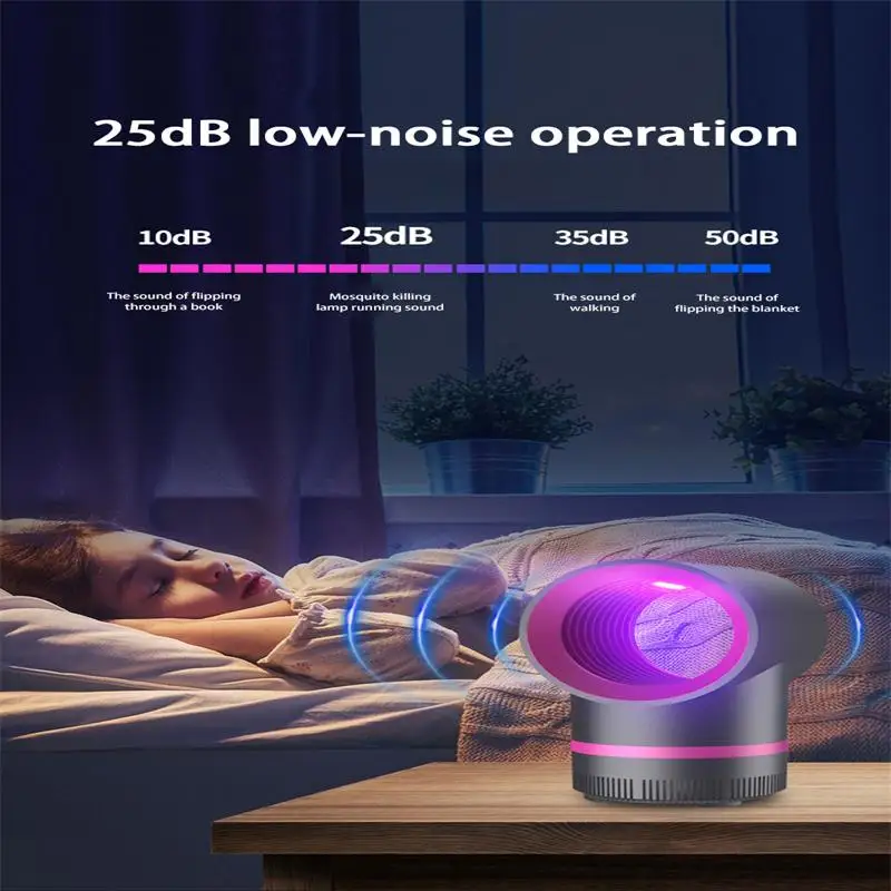 Xiaomi Rechargeable Portable Mosquito Light Physical Trapping Electric Mosquito Trap Mother And Child Can Be Used Mosquito Light