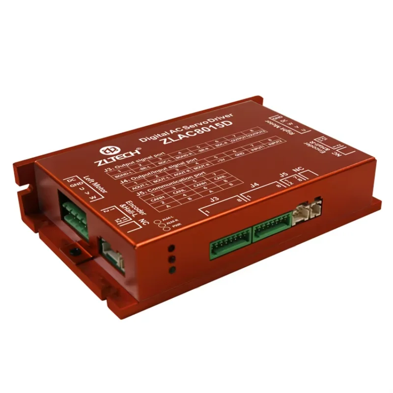 ZLTECH CE ROHS2.0 3 Phase 24V-48V 15A 500W CANOPEN RS485 Dual Channel Brushless DC Hub Motor Controller Driver For Mobile Robot