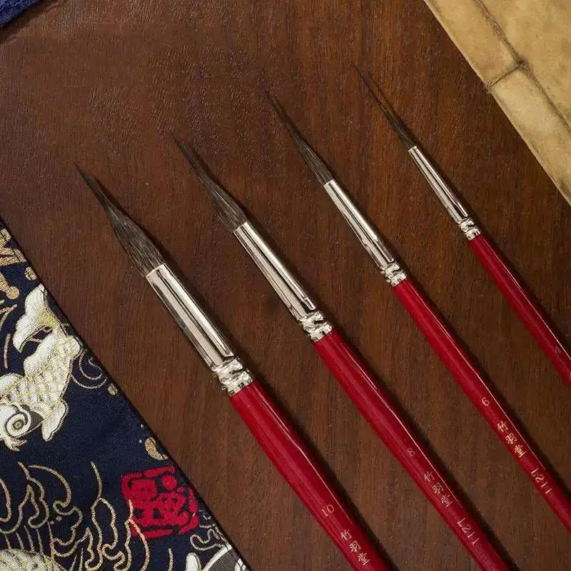 Кисть из беличьей шерсти для рисования с длинными иглами