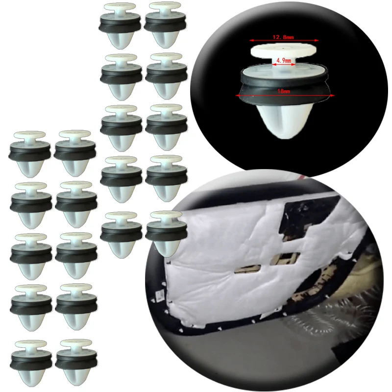 Clips de sujeción para tarjetas de Panel de puerta embellecedor Interior de coche 6991Y8 para Peugeot Expert Partner 206 207 208 307 308 407 807 1007 5008