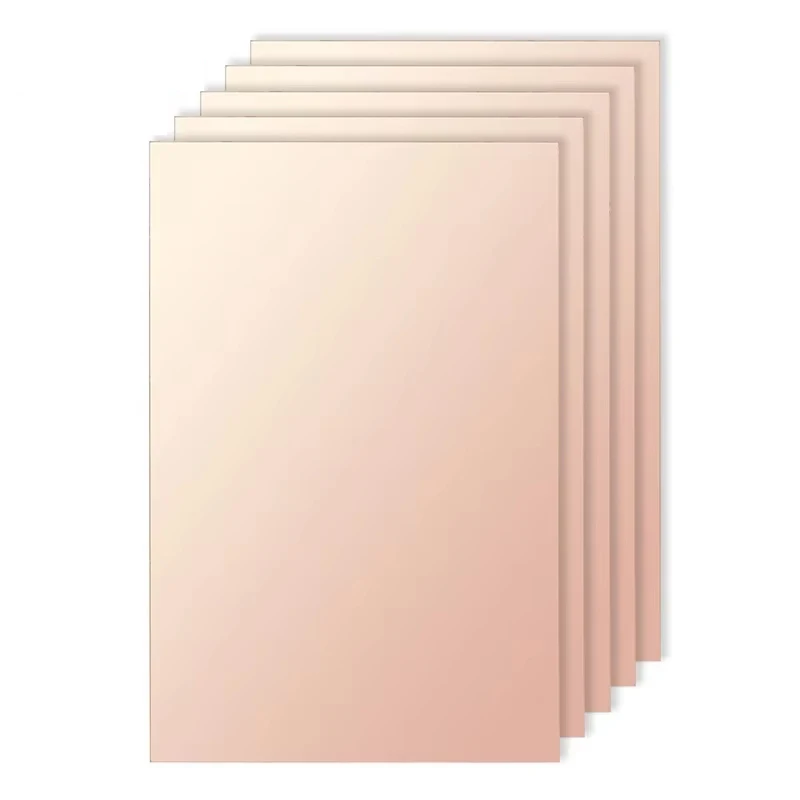 5 peças fr4 pcb 5x7cm placa folheada de cobre de lado único diy kit pcb placa de circuito laminado 5*7cm