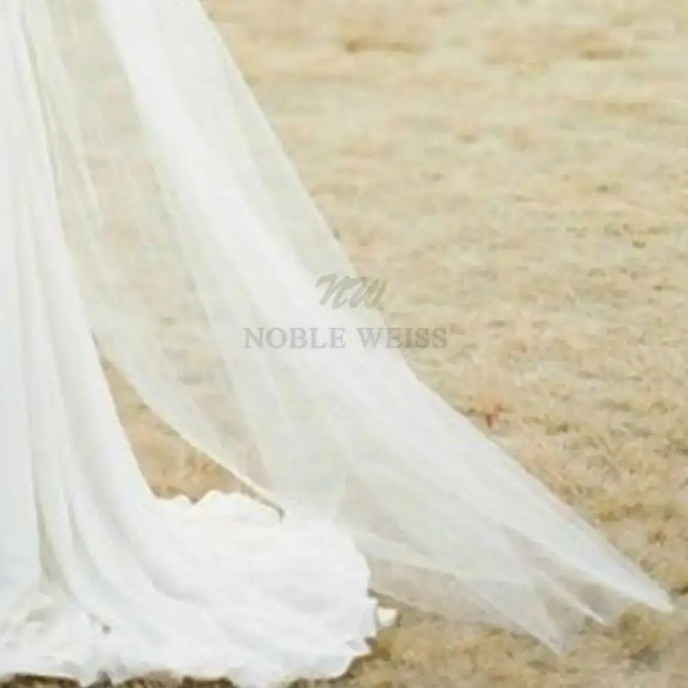 Lange Tüll-Hochzeitsschleier, eine Schicht mit Kamm, Brautschleier für die Braut, Hochzeitsaccessoires, individuell gestaltet