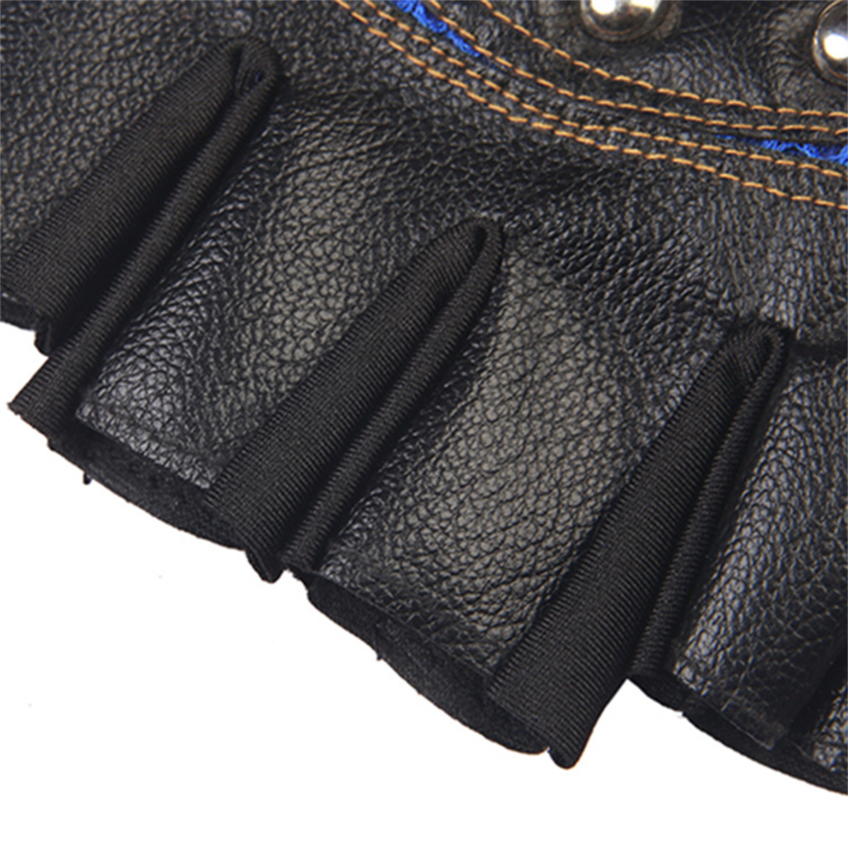 Luvas sem dedos de couro PU, luvas de rebite de caveira masculina e feminina, capitão pirata, luvas de fitness hip-hop, motocicleta ha