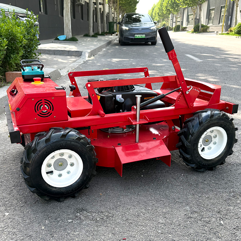 Aangepaste hellingen gras snijmachine tractor maaiers robots spoor grasmaaier