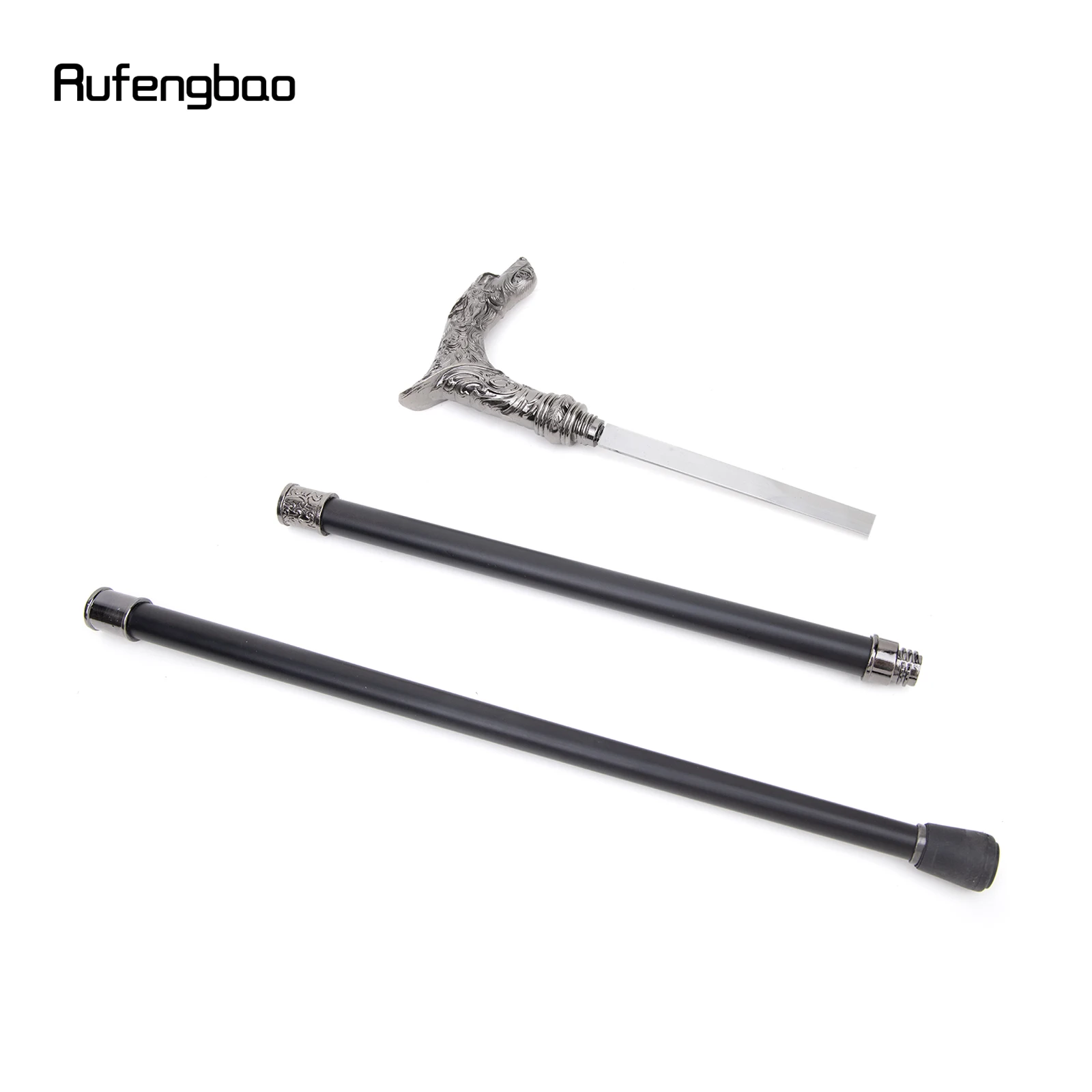 Big ฟันหมาป่าเดิน Stick ที่ซ่อนอยู่แผ่น Self Defense แฟชั่น Cane แผ่นฮาโลวีนคอสเพลย์ Crosier แวมไพร์ Stick 93ซม.