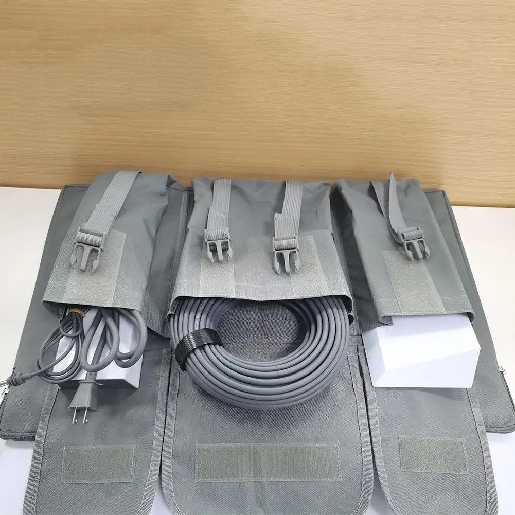 Starlink v3 rv用の灰色のポータブル収納バッグ,防水ケース,防塵,トラベルバッグ,23.62x15.35x1.57インチ
