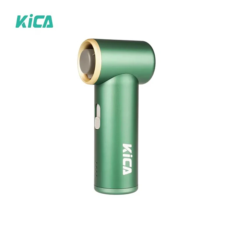 KICA 3000mAh Mini Turbo Jet พัดลม Turbine กลางแจ้ง Jet มอเตอร์ไร้แปรงแบบพกพาพัดลมมือถือ Cooling Appliance Blower