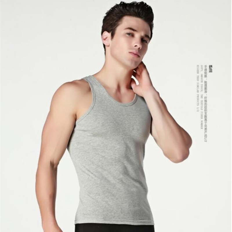 Gran oferta, 3 uds/100% algodón, camiseta sin mangas para hombre, chaleco muscular sólido, camisetas interiores con cuello redondo, ropa de gimnasia, camisetas Whorl