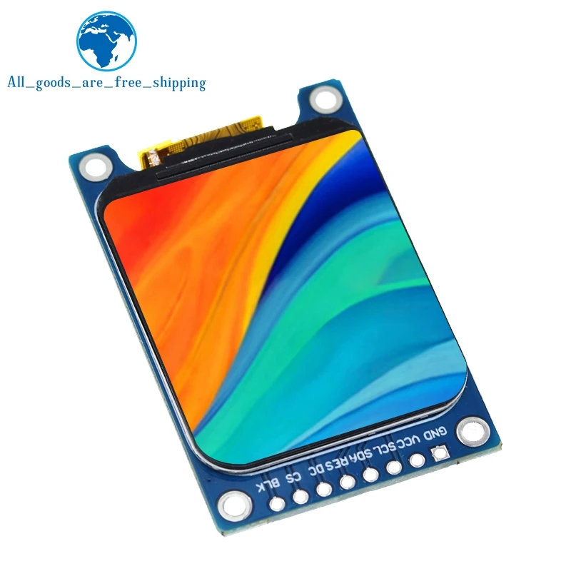 1.69 Inch 1.69" Color TFT Display Module HD IPS LCD LED Screen 240X280 SPI Interface ST7789 Controller For Arduino