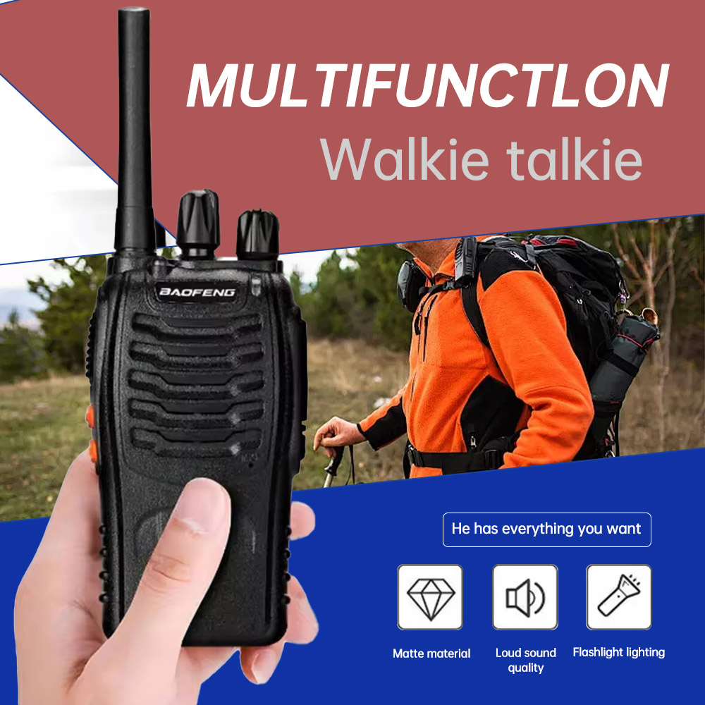 Baofeng BF-88E Pmr Handheld Intercom Communicator 16 Kanaal Lange Afstand Gesprek Walkie Talkie 5W 446Mhz Home Hotel Radio
