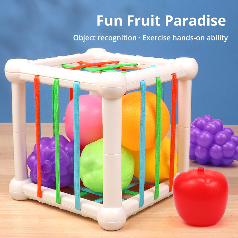 7 pièces enfants éducatif Cube forme correspondant empilage jouets d'apprentissage jeux éducatifs bébé jouets