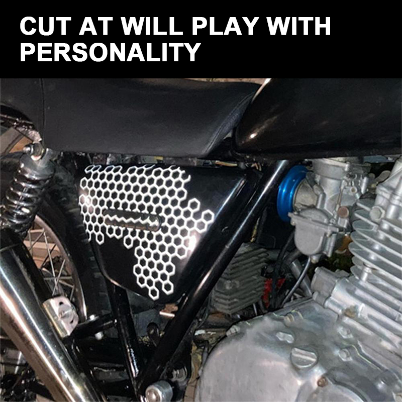 BLALION motorfiets sticker honingraat helm stickers stickers auto refit creatieve lichaamsdecoratie stickers waterdichte bumpersticker