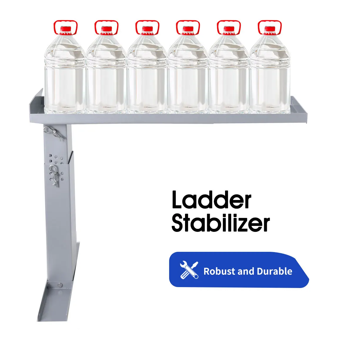 Ladder Support Stand Foldable Design Corrosion Resistance Non Slip Folding Ladder Extender For Indoor Outdoor 2 Foot Ladders