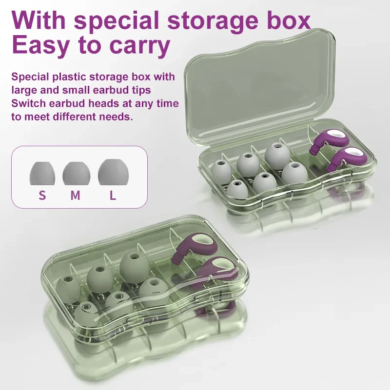 1 Set Tappi Per Le Orecchie Per Dormire Tapones Para Dormir Riduzione Del Rumore Impermeabile Nuoto Protezione Spina Per Le Orecchie Oordopjes Tappi Per Le Orecchie Set
