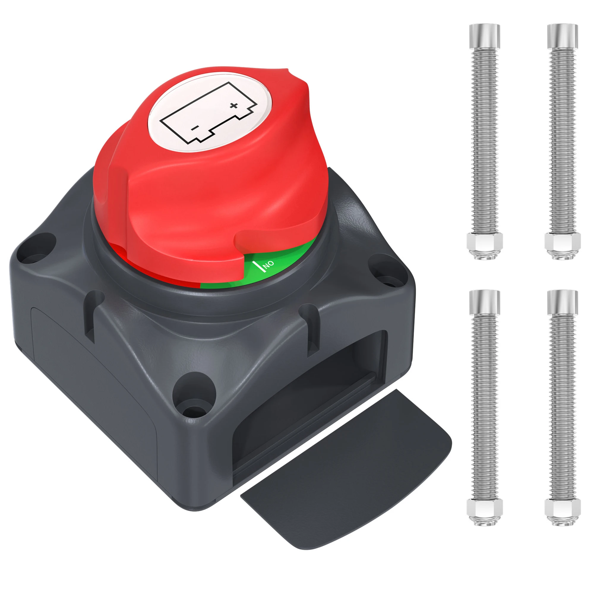 DaierTek interruptor de desconexión de batería 12V 48V RV coche interruptor de batería marina interruptor de corte de batería de cobre para barco ATV UTV vehículos