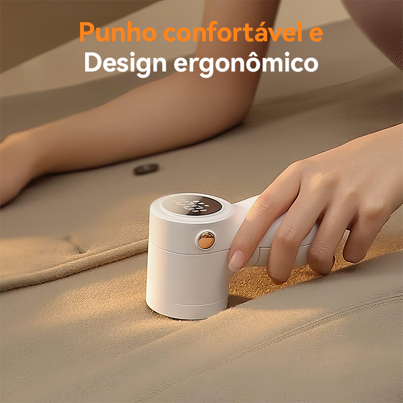 Joyroom removedor de fiapos elétrico para roupas portátil aparador de bola de cabelo recarregável barbeador de tecido 3 velocidades com display digital